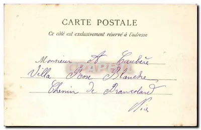 CANNES — Zamek Saint-Honorat — Wydawca nieczytelny, numer serii nieczytelny — Rewers
