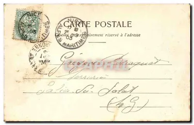 CANNES — Widok z drogi do Grasse — Wydawnictwo Giletta, fot. Nice, nr 432 — Rewers