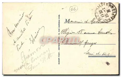 Nice - Kaskada zamkowa - R.M. - n°41 — Rewers