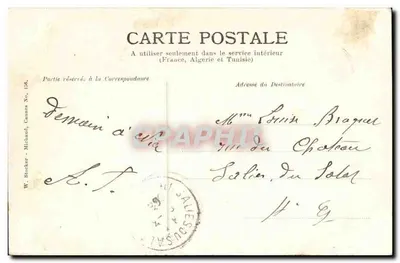 Cannes - Igreja Russa — W. Stocker, Cannes, N° 158 — Verso
