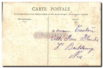 Kwiaciarka — Côte d'Azur — Wydawnictwo Giletta, fot., Nice, nr 1535 — Rewers