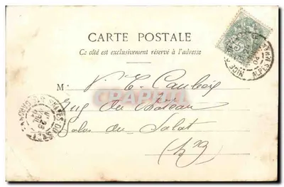 CANNES - Oud Kasteel van Sint-Honorat — Uitgave Giletta, fot. Nice, n° 422 — Achterkant