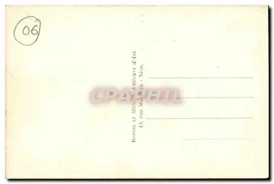 Gannes - Kasyno i Wzgórze Konniery — seria 16 — wydawca Bostax et Munier, Nice — Rewers