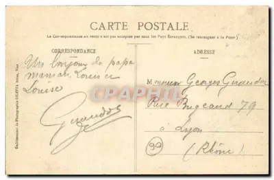 CANNES — Bulwar Croisette i Kasyno — Wydawnictwo Giletta, fot. Nice, n° 421 — Rewers
