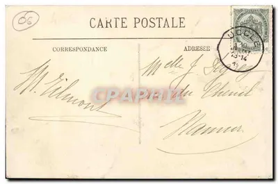 CANNES — Port i Mont Chevalier — Widok z Casinu Miejskiego — LL. — Rewers