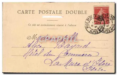 Monaco — O porto e a Condamine — Coleção Duret, Editor, Nice — Verso