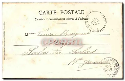 Niza - Catarata del Castillo — Edición Artística, n°64, Colección Giletta, fot. Niza — Reverso