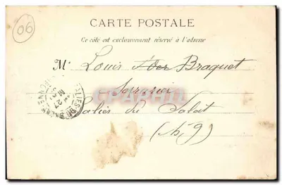 La Turbie — Righi zimą i Mont-Agel — Wydawnictwo G. St. Pave, nr 4063 — Rewers