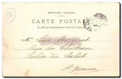 Carros (Alpes-Maritimes) — Linia Południowa Francji — Wydawnictwo Giletta, Fot., Nice — Rewers