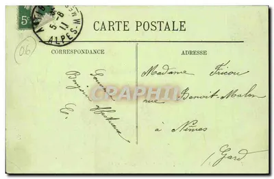 Juan-les-Pins — De Villas aan de Zee — LL. — Achterkant