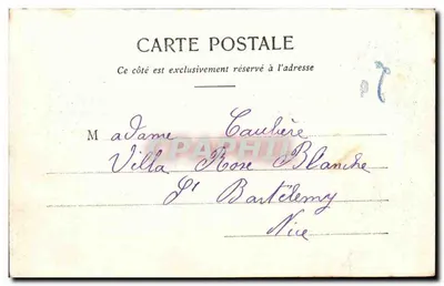 Golfe Juan - Algemene uitzicht en de vloot en strand van Juan-les-Pins — Editie Gileitta, fot., Nizza, n° 694 — Achterkant