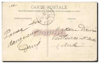 As Alpes — As Gorges da Chapelue e o Guil — V. Fournier, editor, Gap, n°788 — Verso