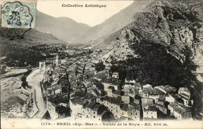 Breil (Alpes-Maritimes) — Vale da Roya — Alt. 300 m — Edição Gilettà, Fotografia, Nice, n° 1179