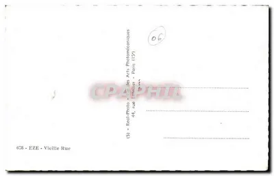 Wąskie uliczki Villefranche-sur-Mer — widok malowniczy — Kap — Rewers