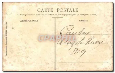 Inauguração do Chalet-Réfugé de Rabuons — Club Alpin Français - Seção das Alpes-Maritimes — Edição Gilettà, fot. Nice — Verso