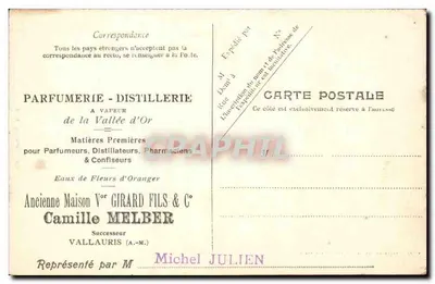 Most św. Łukasza — Menton — Granica — Wydawca: Paris 5549 — Rewers
