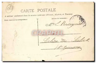 Le Broc - Vale do Var - Linha do Sul da França (Alp. Marit.) — Coleção Artística n°1133 — Verso