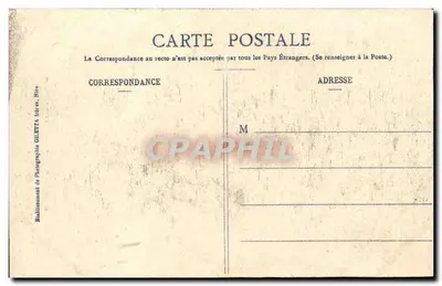 Vale da Vésubie — Belvédère e o Tournairet — Vista tirada do Hotel Bellevue — Estação de Verão (Alt. 925 m.) — Coleção Artística n°1237 — Verso