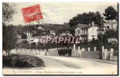 Le Cannet — Cottages Marjolaine e Boulevard Gambetta — LL.