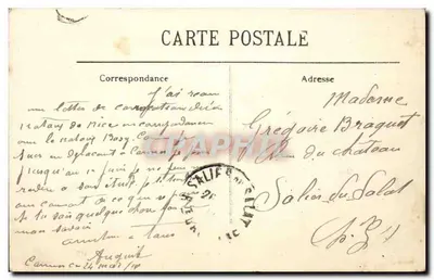 Le Cannet — Cottages Marjolaine e Boulevard Gambetta — LL. — Verso