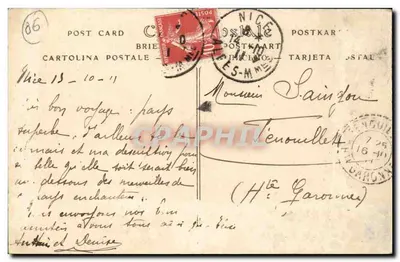 Nice — De Stationsweg — ND Fot. n° 307 — Achterkant