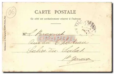 Carros (Alpes-Maritimes) — Wycieczka w okolice Nicei — Zbiór Artystyczny, n°1131 — Rewers