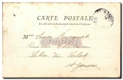 Antibes - A Ponta da Ilette — editor MTIL, n° 181 — Verso