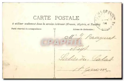 Antibes - Il Porto & il Forte Carré — Edizione Gilelta, fot. - Nice, n° 612 — Verso