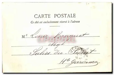 Nice - Gare P.-L.-M. - Fasada — Wydawnictwo Giletta, fot. Nice, nr 62 — Rewers