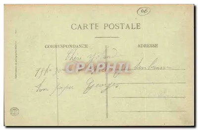 NICE - Promenade del Castello - Via dei Palme — Editore Giletta, n. 12 — Verso