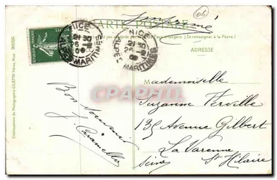 NICE — Promenade des Anglais — Wydawnictwo Giletta, fot., Nice — Rewers