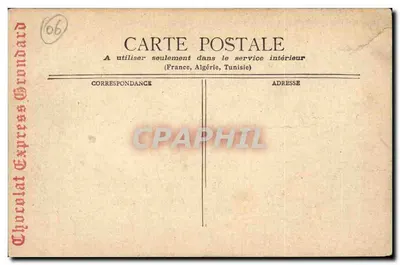 Nice - Entrada del puerto (vista desde Monteboro) — editor Staerck, París — Reverso