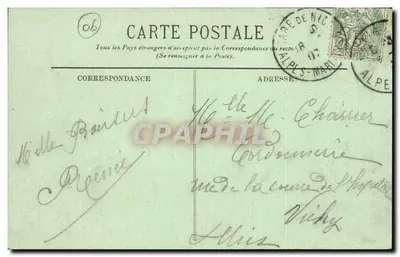 NICE — A Promenade dos Ingleses — LL. — n° 1236 — Verso