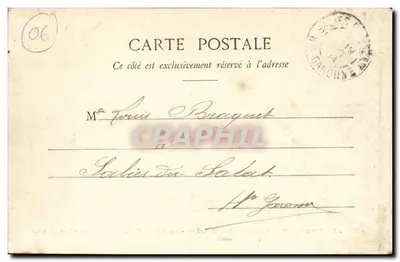 Le Moulinet — Vale da Bévéra — Estação de Verão, alt. 782 m. (Alp.-Mar.) — Edição Giletta, fot., Nice — n° 1178 — Verso