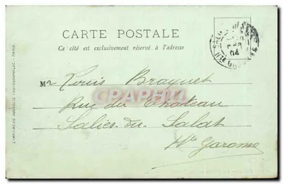 Eze — Widok z Wielkiej Corniche — LL. — n°862 — Rewers