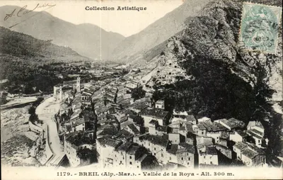 BREIL (Alp.-Mar.) — Vale da Roya — Alt. 300 m. — Edição Giletta, fot., Nice — n° 1179