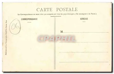 Berre-lès-Alpes (Alpes-Maritimes) — widok panoramiczny wzniesienia wioski — Wydawnictwo Giletta, Nice, n° 1294 — Rewers