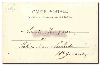 Casa Dorata — Hotel-Ristorante, Quai Courbet, Villefranche, nei dintorni di Nizza — Edizione Giletta, fotografia, Nizza — Verso