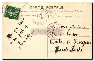 VILLEFRANCHE-sur-MER — Ciemna ulica — BR - 1659 — Rewers