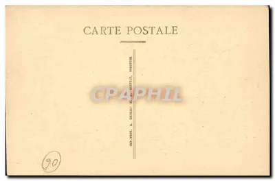 Roquebrune-Cap-Martin — Południowa fasada zamku (X wiek) — Wyd. G.D. — Rewers