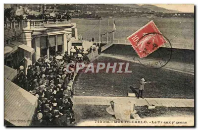Monte-Carlo — O tiro aos pombos — Edição Gilletta, n° 742 bis