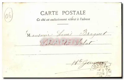 La Turbie — Ferrovia a cremagliera — Edizione Gilletta, fot. Nice, n°1001 — Verso