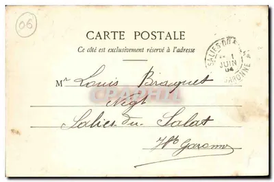 La Turbie — Ferrovia a cremagliera di Monte-Carlo — Edizione Pagnon — Verso