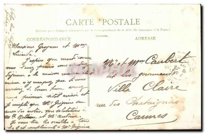 Juan-les-Pins — A Praia — Verso
