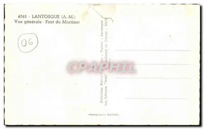 Lantosque (A.M.) — Ogólny widok - Most Martinet — Wydawnictwo Martinet — Rewers