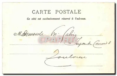 Nizza — Het Municipale Casino — uitgever Laffon & Cie, n°16 — Achterkant