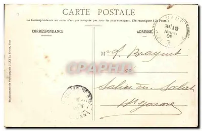 Avenue Félix Faure — Hotele Cosmopolitain, de la Paix i Grand Hôtel — Wydawca Giletta, Nice, nr 81 — Rewers