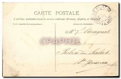 Touët de Beuil en de Vallee van het Var — Alpes-Maritimes — uitgegeven door l'Imprimerie de Nice, n° 1136 — Achterkant