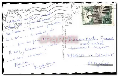 Saint-Paul (A.M.) — Widok ogólny — L. Gilletta & Cie, n°109 — Rewers