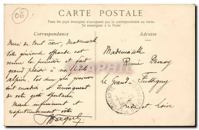 Menton — Stare Miasto i Port — ND. Roda, nr 673 — Rewers
